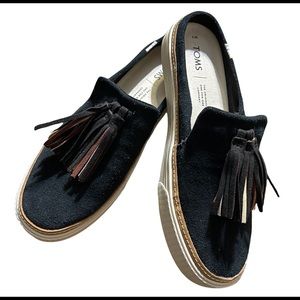 TOMS Women’s Sunrise Tassel Slip On Slip On Shoes Size 7